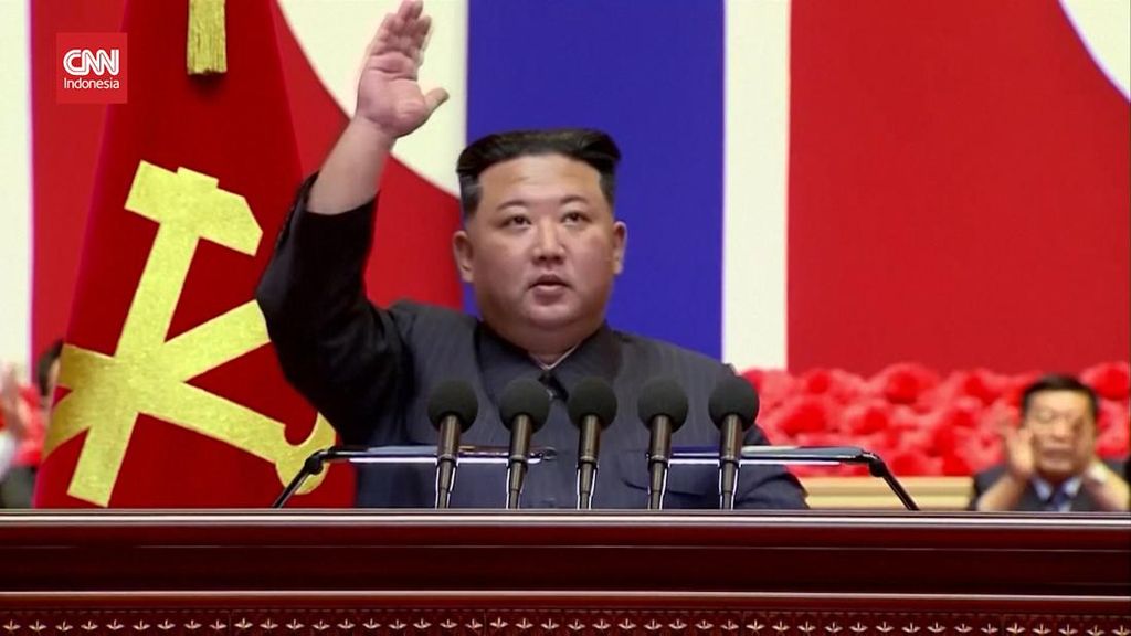VIDEO: Kim Jong Un Deklarasikan Kemenangan Lawan Covid-19